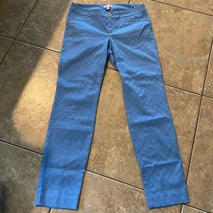 Lilly Pulitzer blue pants size 4